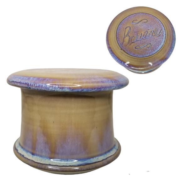 Moonlight Beurre French Butter Dish   Classic Lines Pottery French Butter Crock - Picture 13 of 13